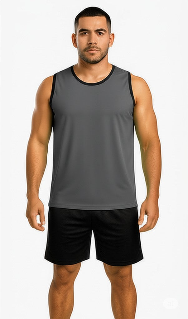 CAMISETA TANK LOBO AZUL HOMBRE