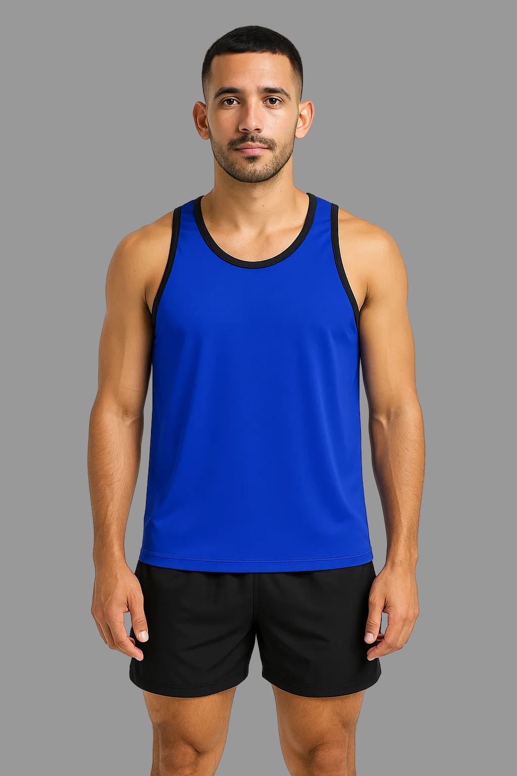 CAMISETA OLIMPICA LOBO AZUL HOMBRE