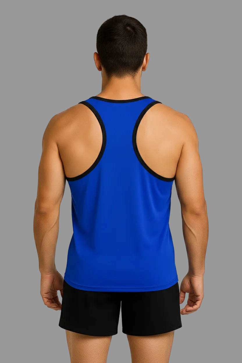 CAMISETA OLIMPICA LOBO AZUL HOMBRE