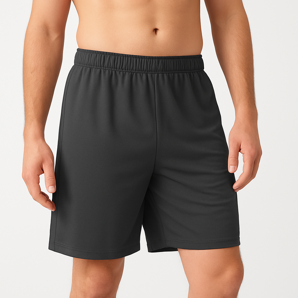 BERMUDAS SIN BOLSAS LOBO AZUL HOMBRE GRIS