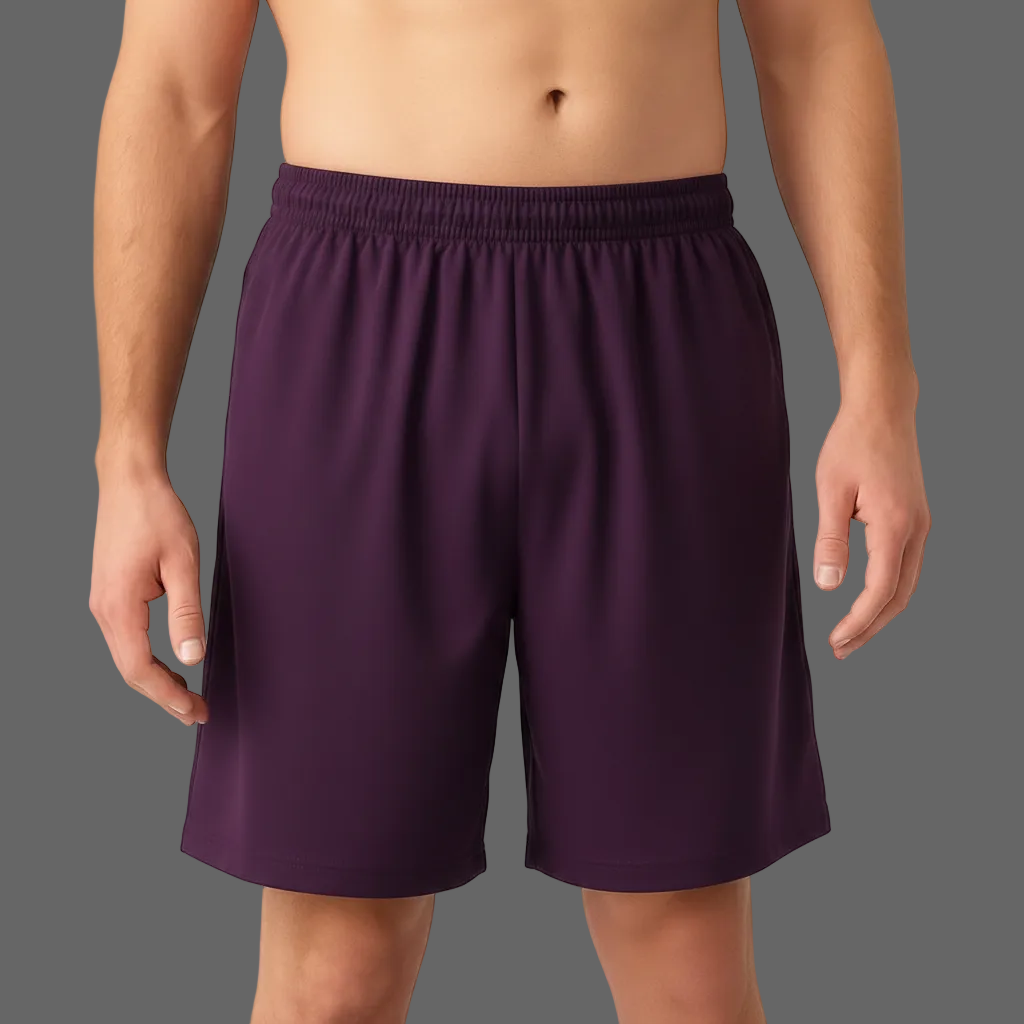 BERMUDAS SIN BOLSAS LOBO AZUL HOMBRE MORADO
