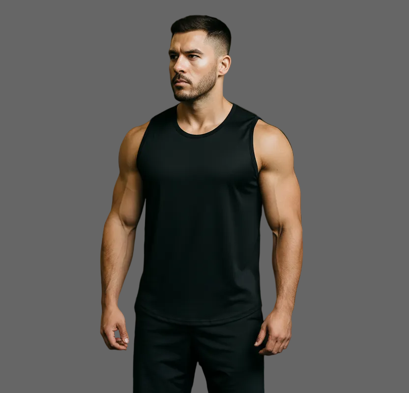 CAMISETA TANK LOBO AZUL HOMBRE